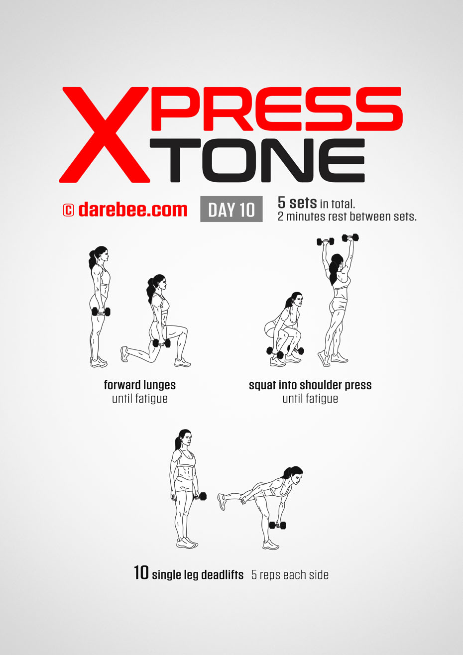 Express Tone - 30 Day Dumbbell Tone Program