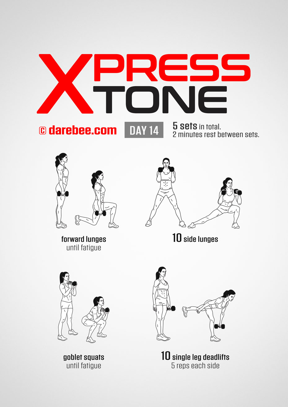 Express Tone - 30 Day Dumbbell Tone Program