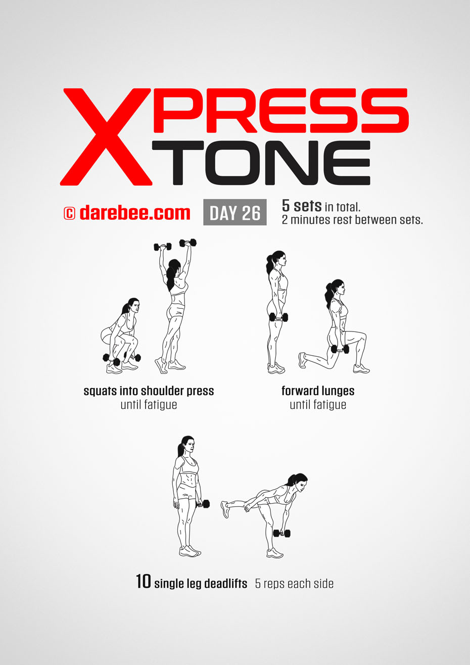 Express Tone - 30 Day Dumbbell Tone Program