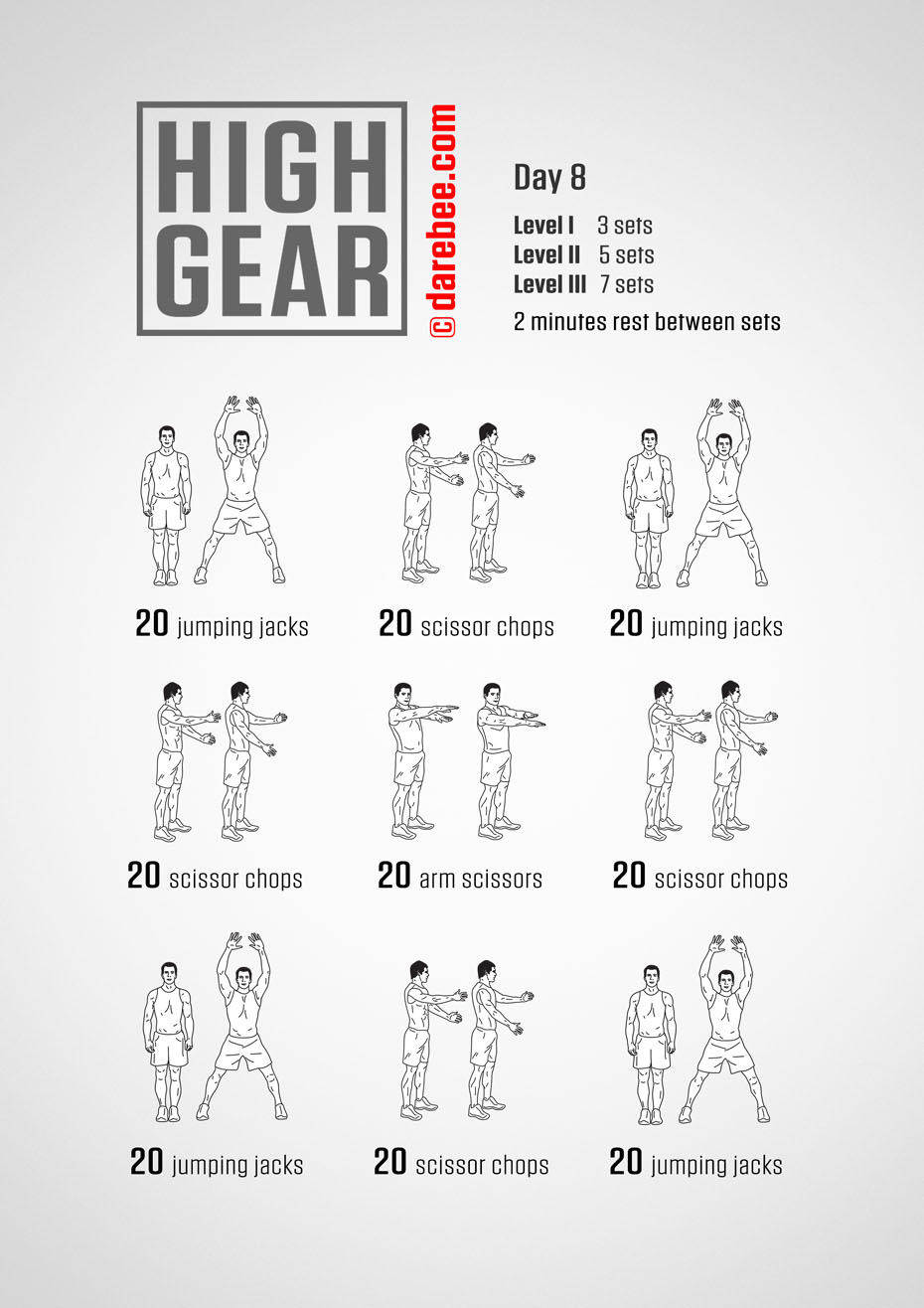 High Gear - 30 Day High Impact Bodyweight Program