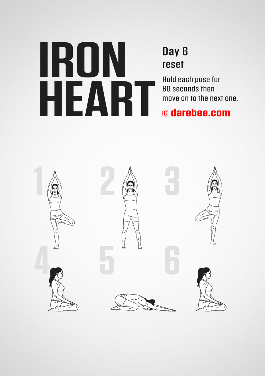 Ironheart - 30 Day Muscle Definition Dumbbell Program by DAREBEE