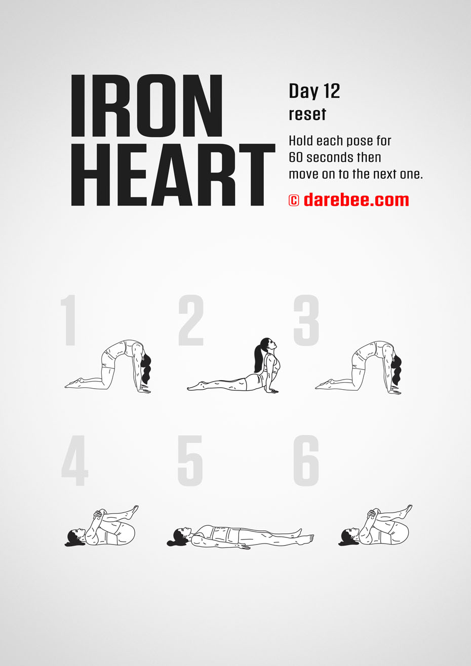 Ironheart - 30 Day Muscle Definition Dumbbell Program by DAREBEE