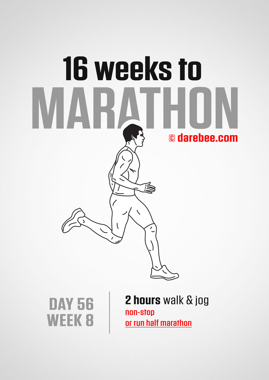 Marathon Training Program by DAREBEE