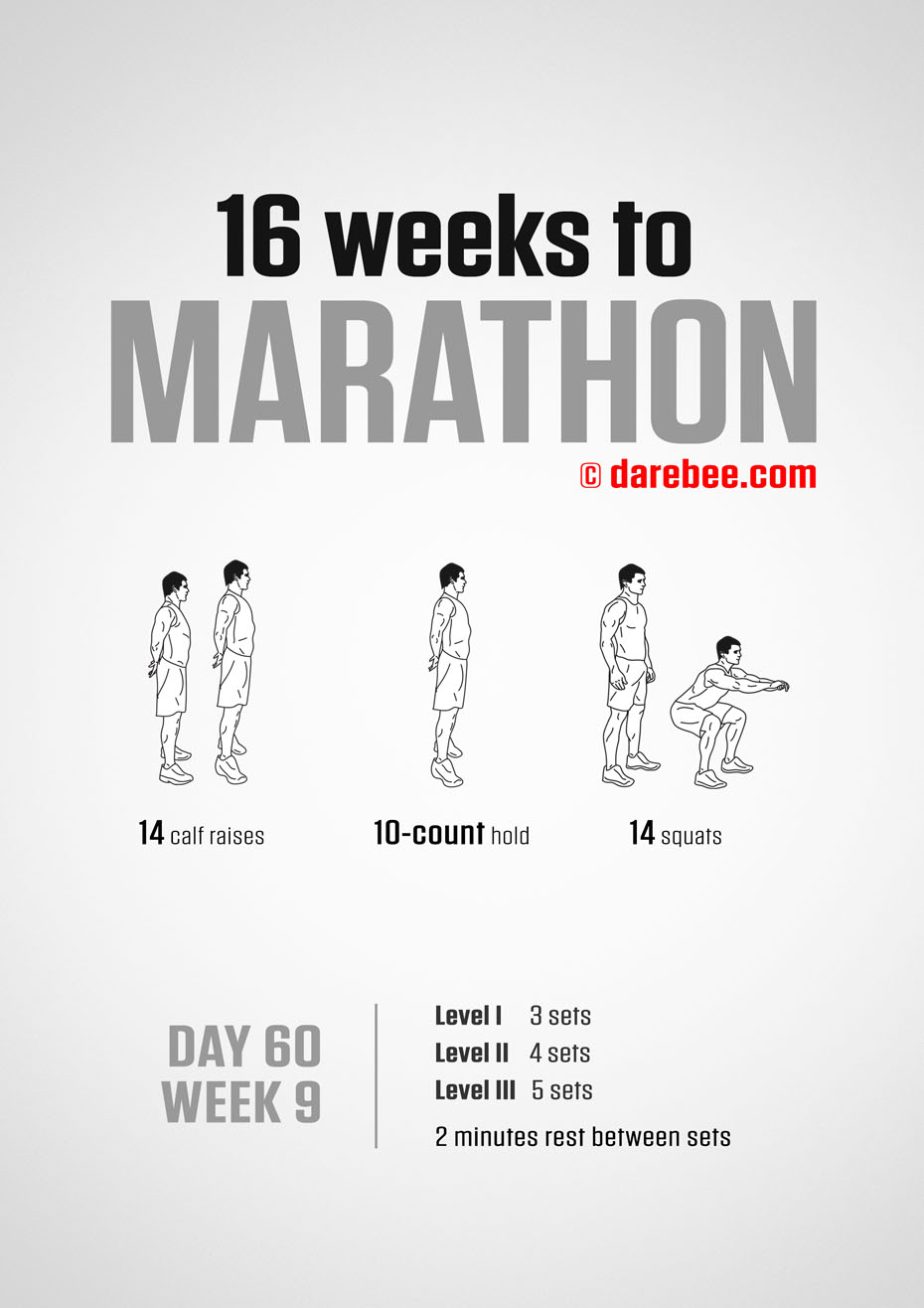 Marathon Training Program by DAREBEE