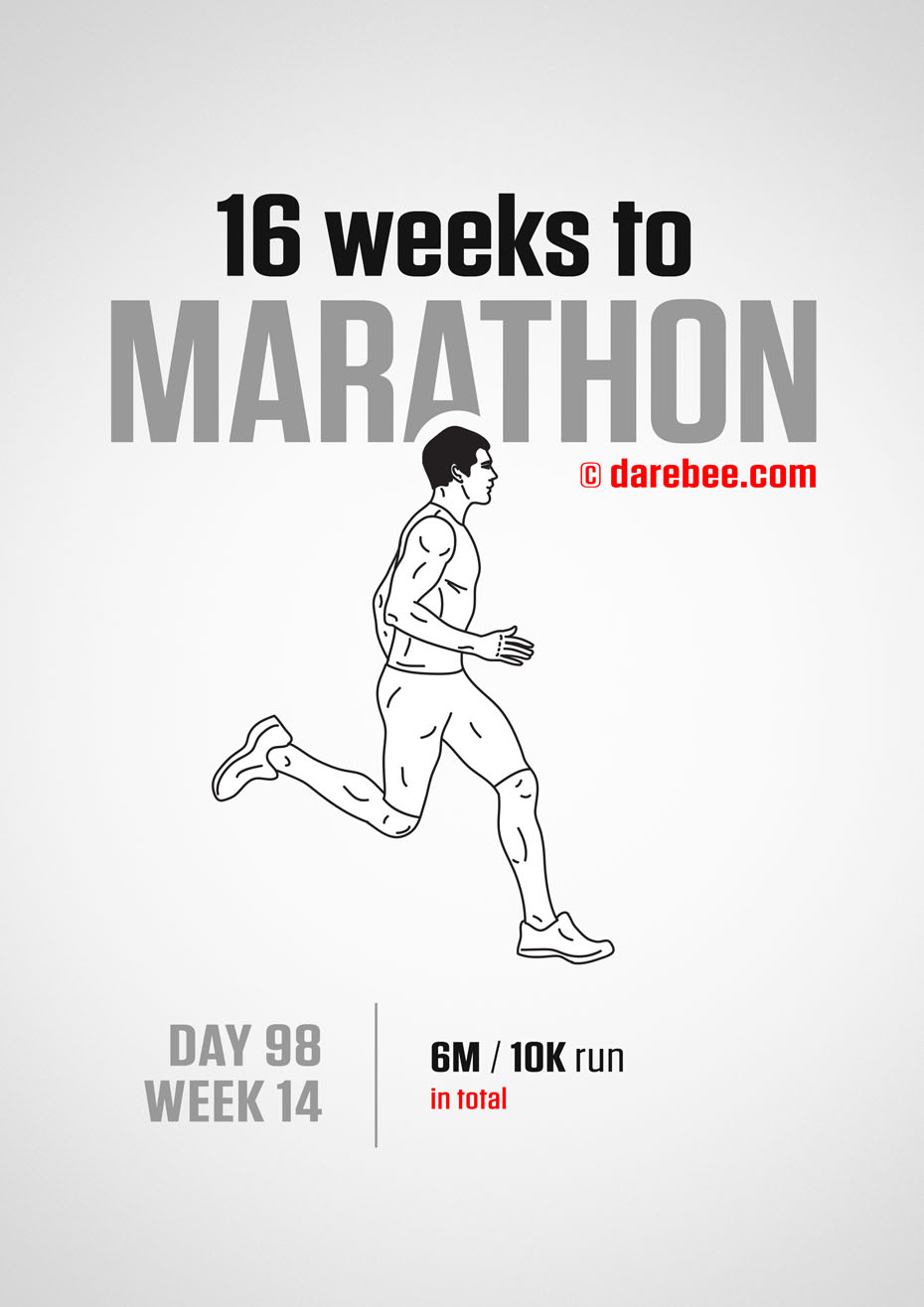 Marathon Training Program by DAREBEE