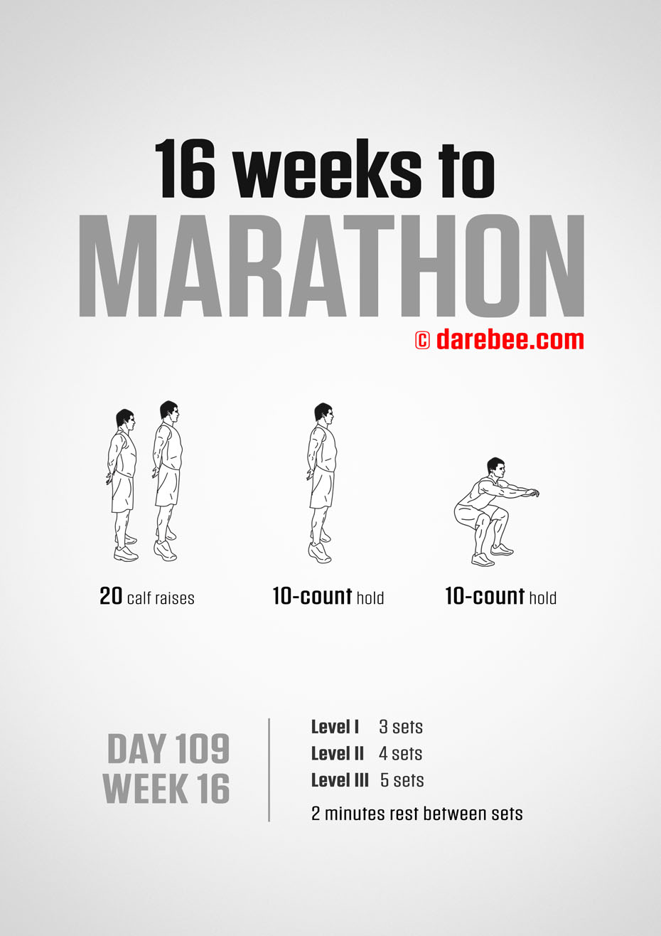 Marathon Training Program by DAREBEE