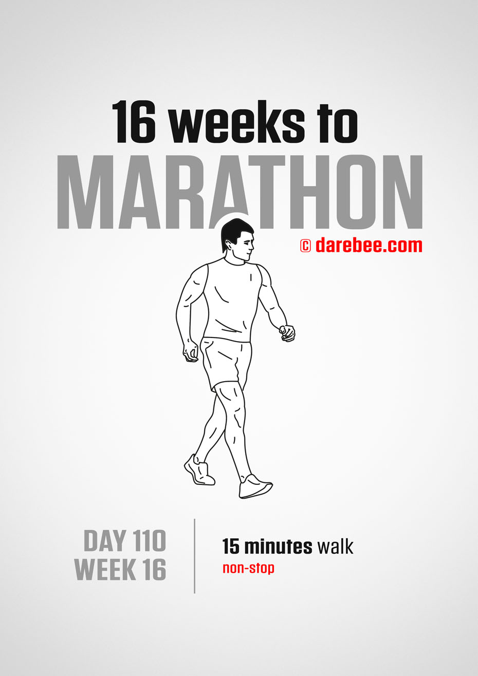 Marathon Training Program by DAREBEE