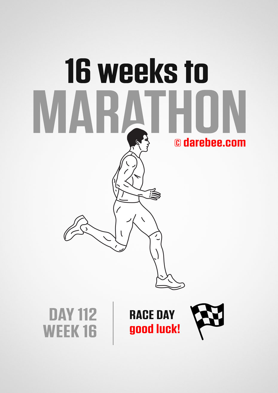 Marathon Training Program by DAREBEE