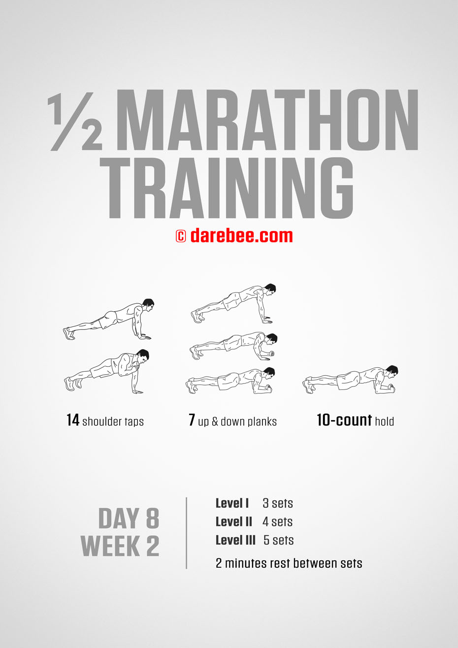 Half Marathon Training Program by DAREBEE