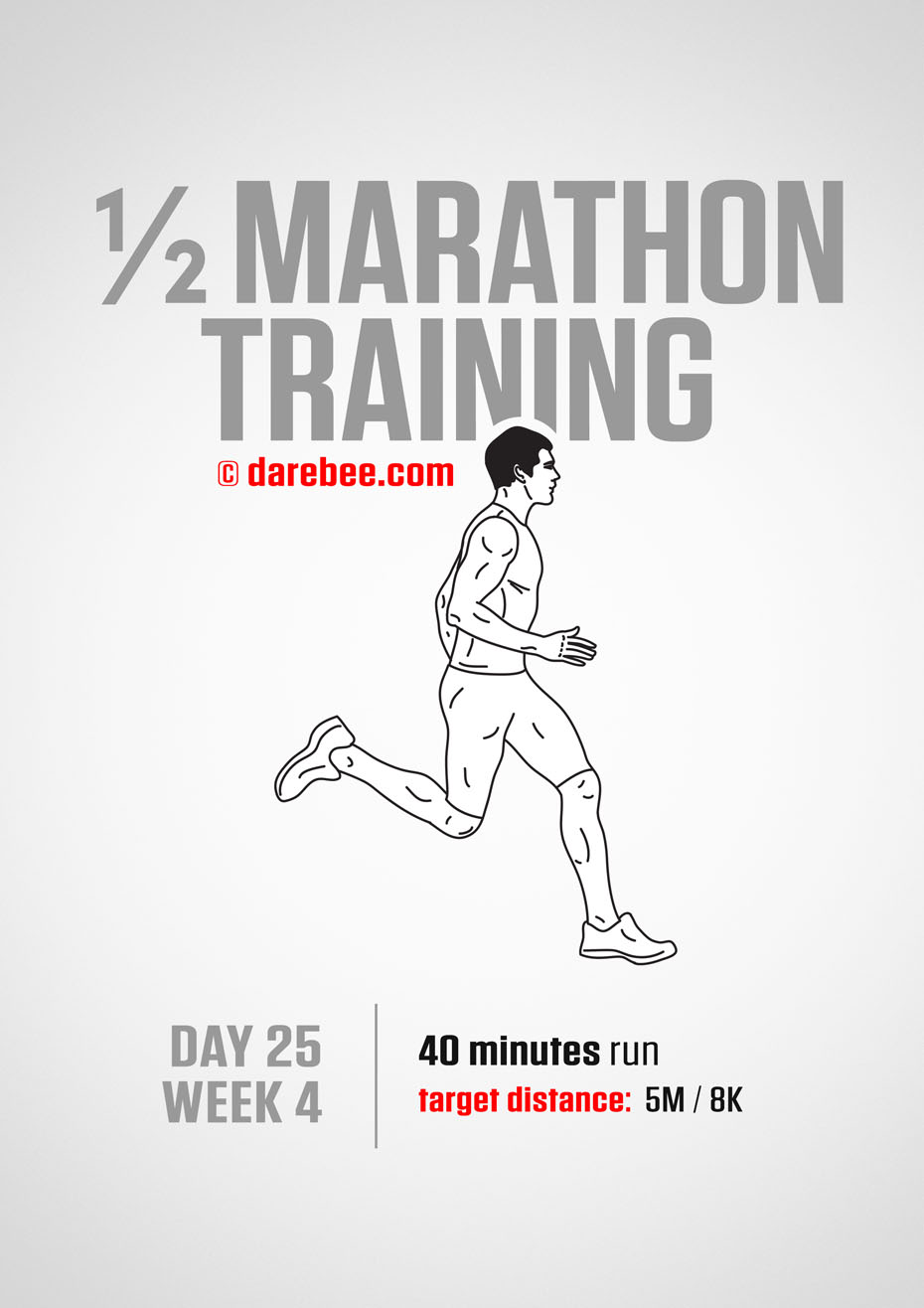 Half Marathon Training Program by DAREBEE