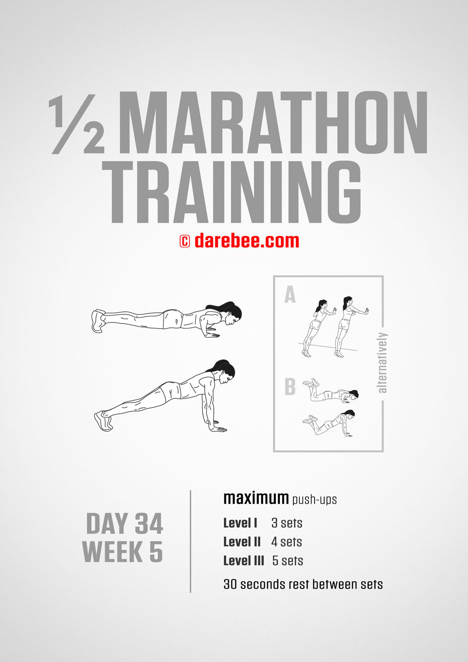 Half Marathon Training Program by DAREBEE