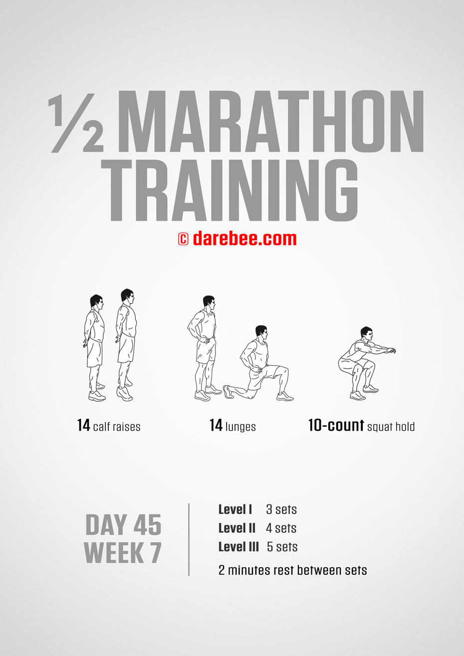 Half Marathon Training Program by DAREBEE