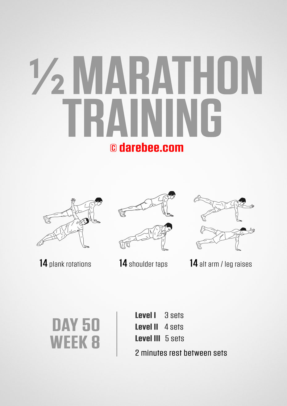 Half Marathon Training Program by DAREBEE