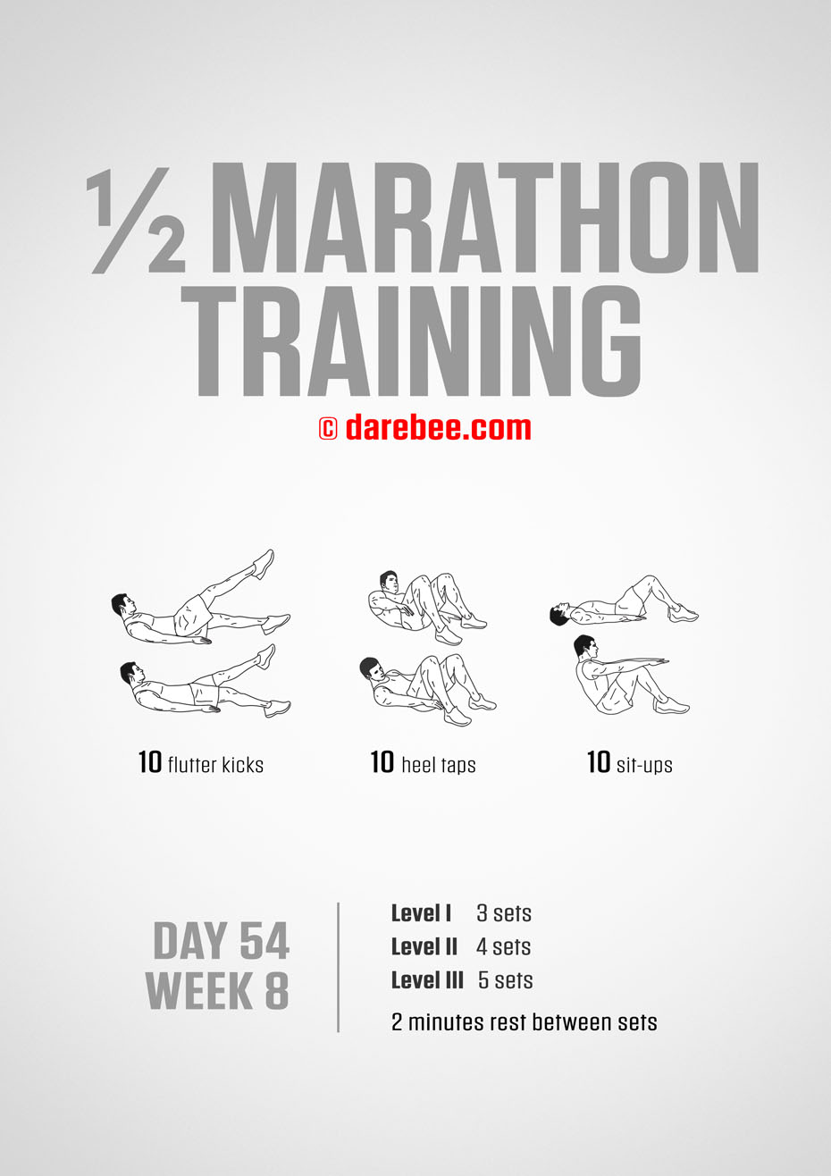 Half Marathon Training Program by DAREBEE