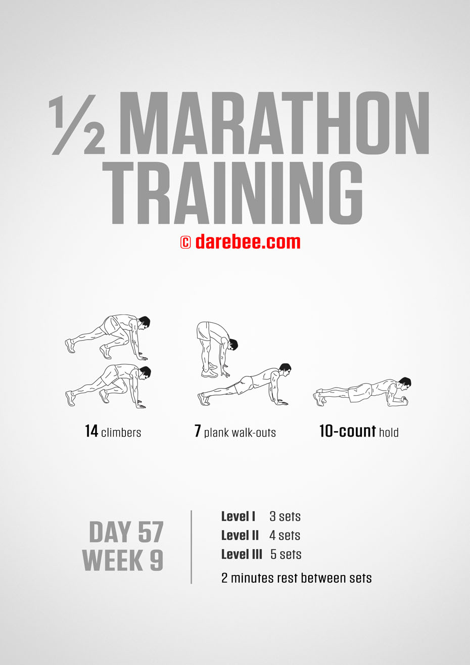 Half Marathon Training Program by DAREBEE