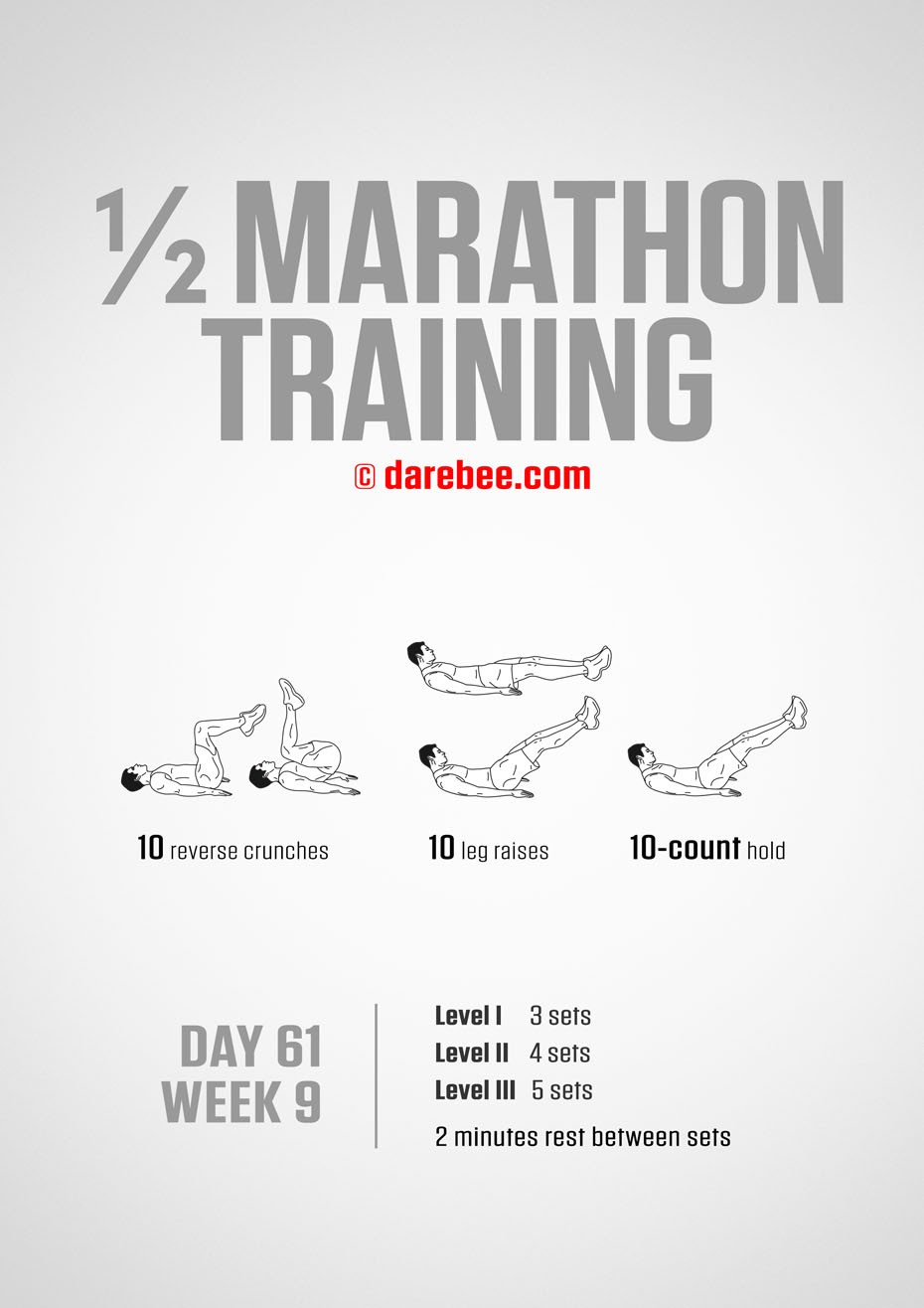 Half Marathon Training Program by DAREBEE