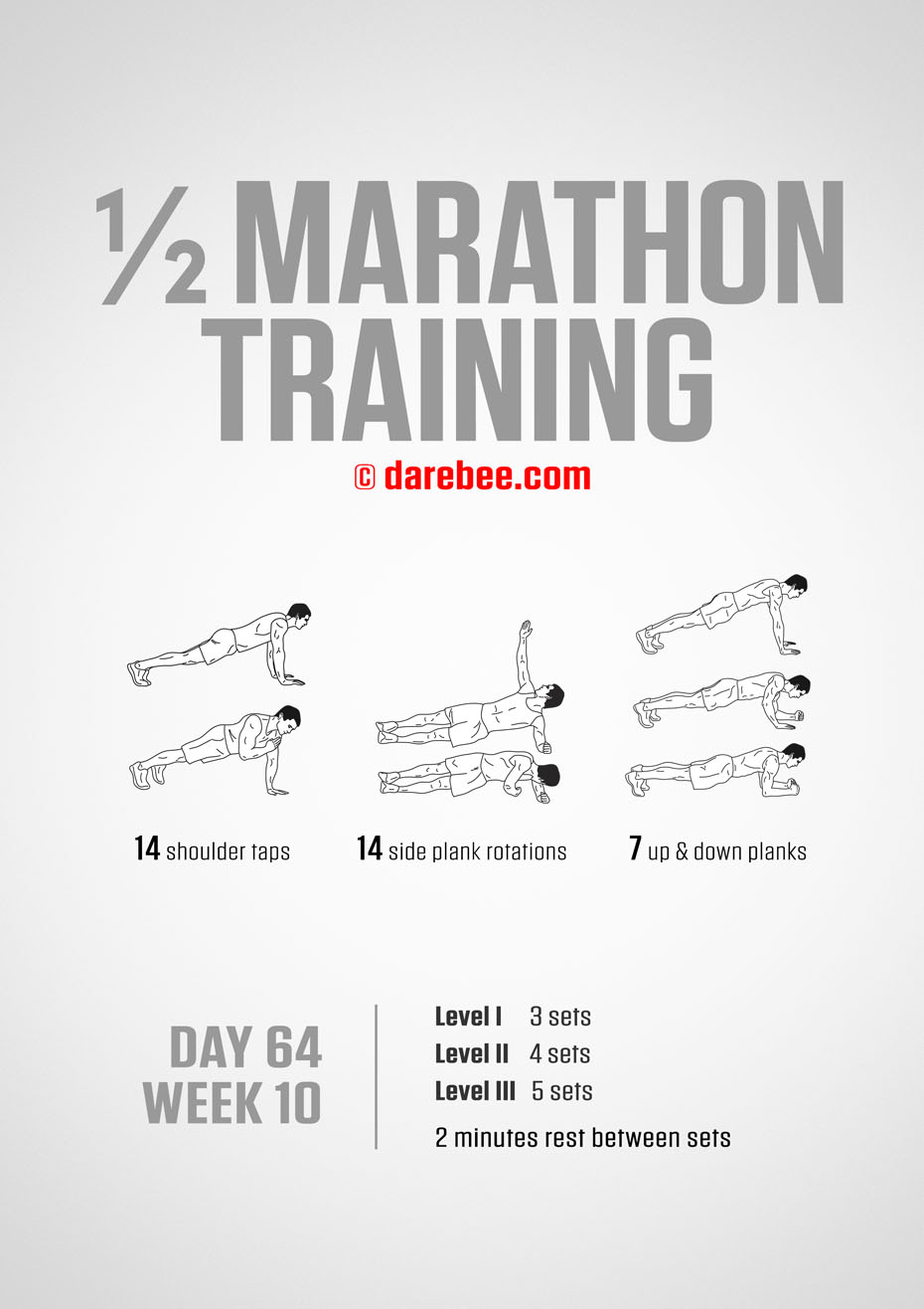 Half Marathon Training Program by DAREBEE