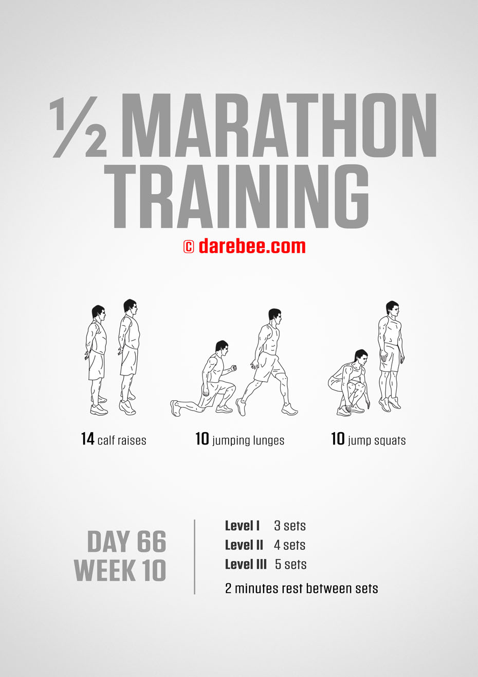 Half Marathon Training Program by DAREBEE