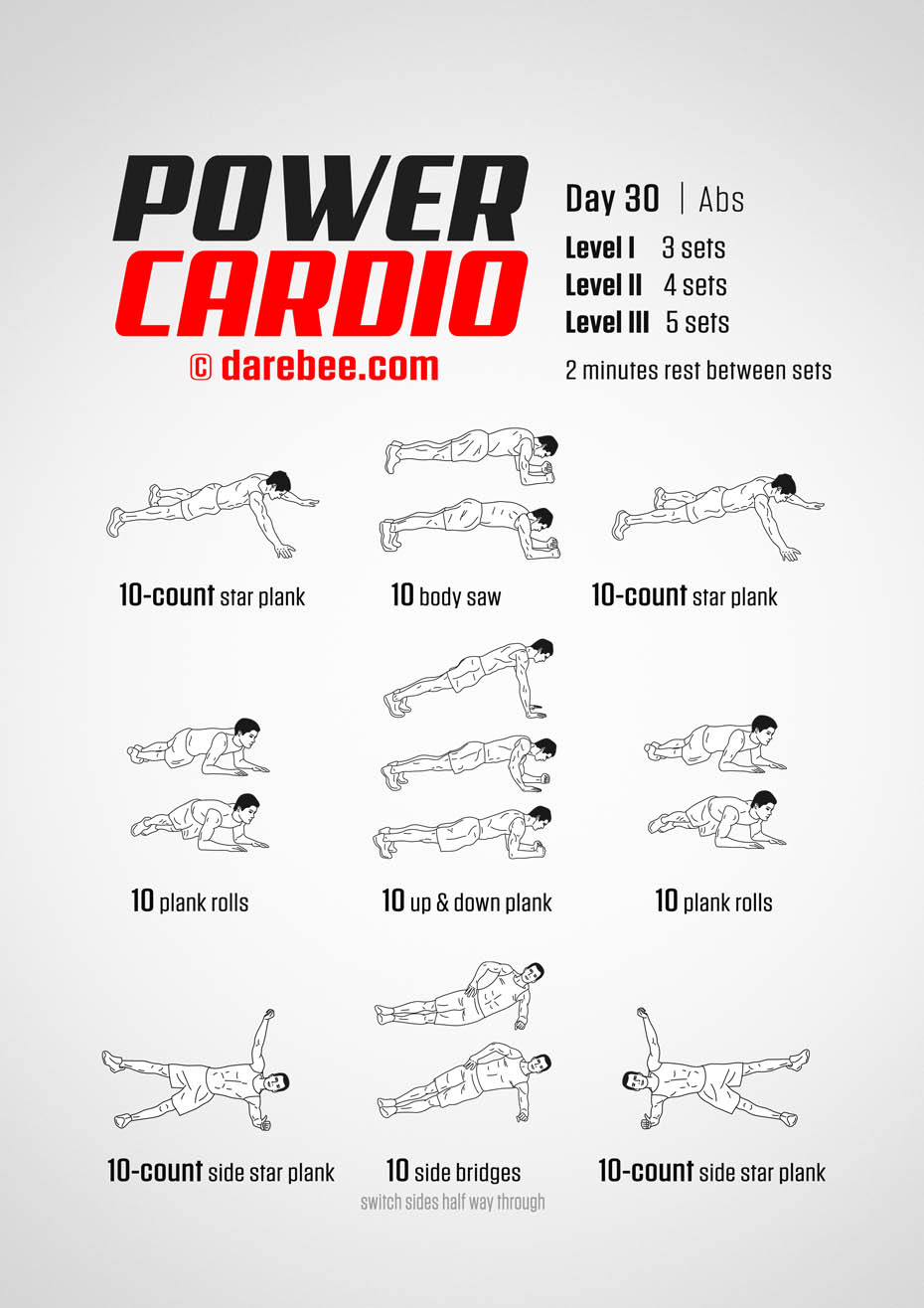 Power Cardio: 30-Day Fitness Program