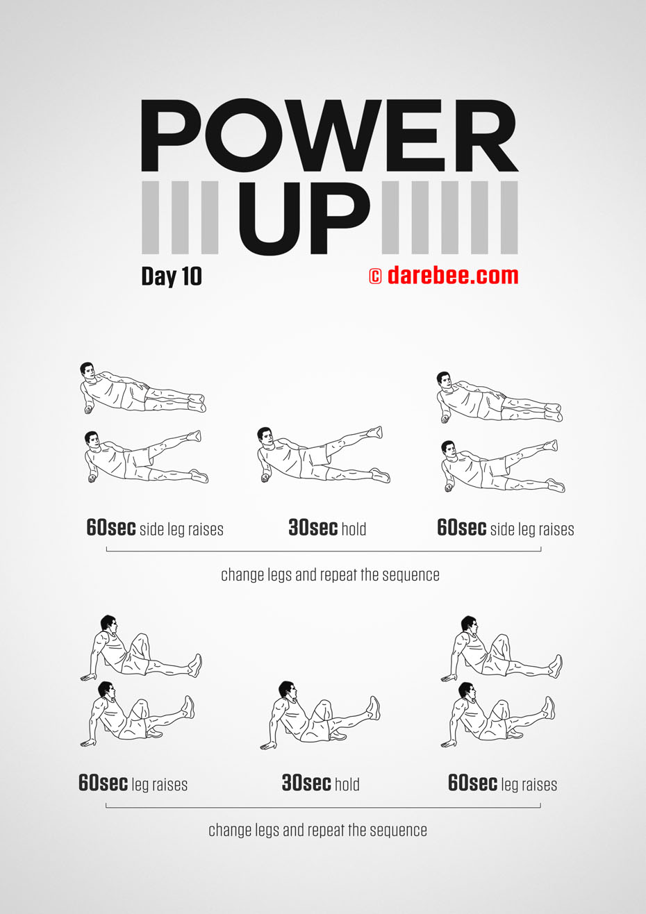 Power-Up - 30 Day Tendon Strength Low Impact Bodyweight Program by DAREBEE