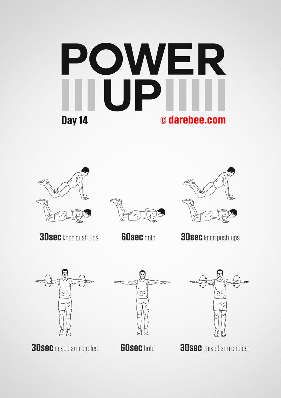 Power-Up - 30 Day Tendon Strength Low Impact Bodyweight Program by DAREBEE