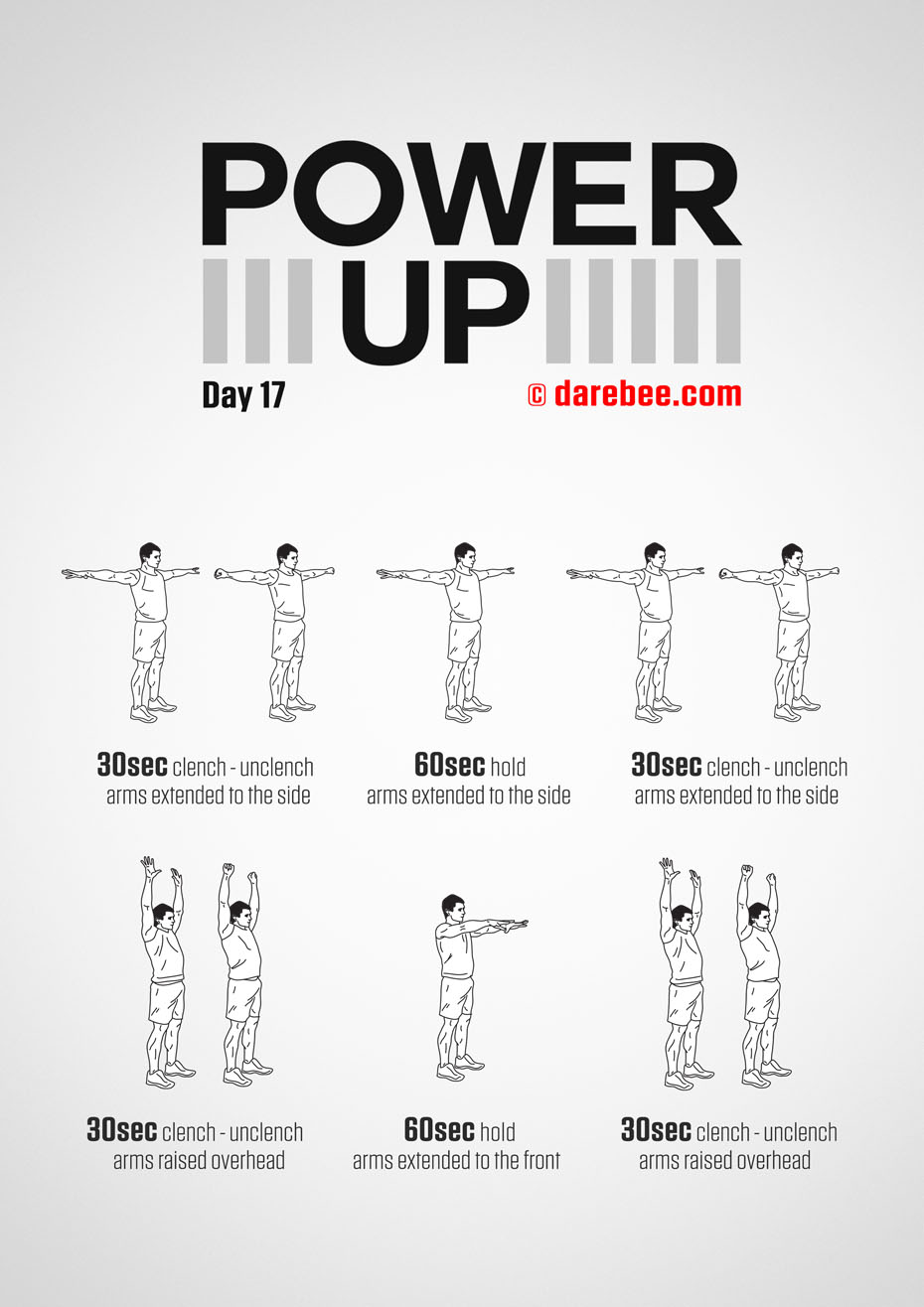 Power-Up - 30 Day Tendon Strength Low Impact Bodyweight Program by DAREBEE