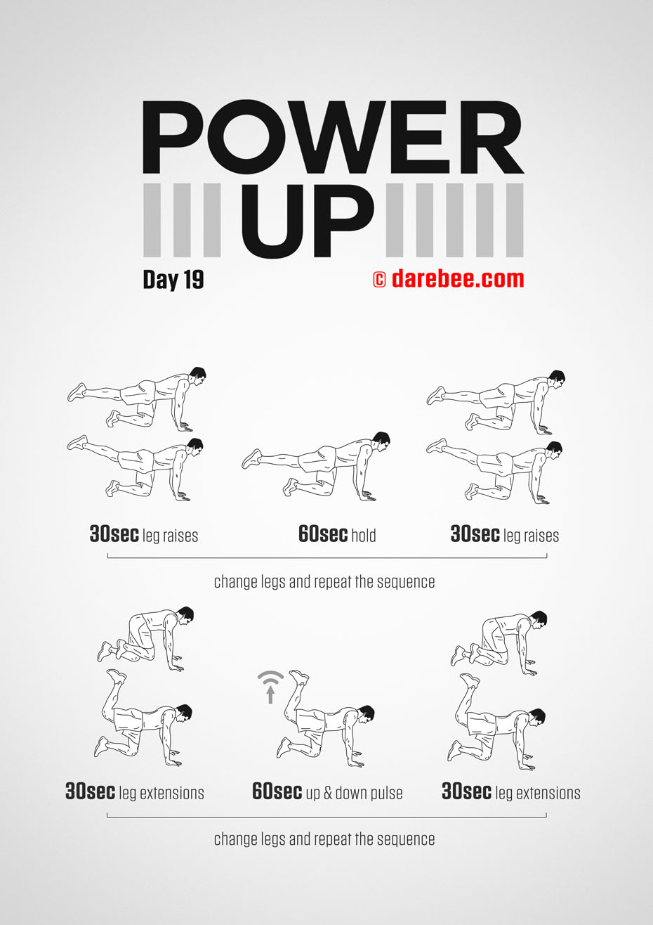 Power-Up - 30 Day Tendon Strength Low Impact Bodyweight Program by DAREBEE