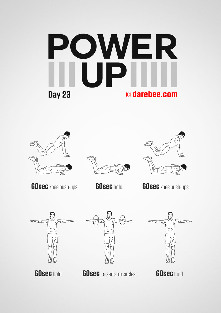 Power-Up - 30 Day Tendon Strength Low Impact Bodyweight Program by DAREBEE