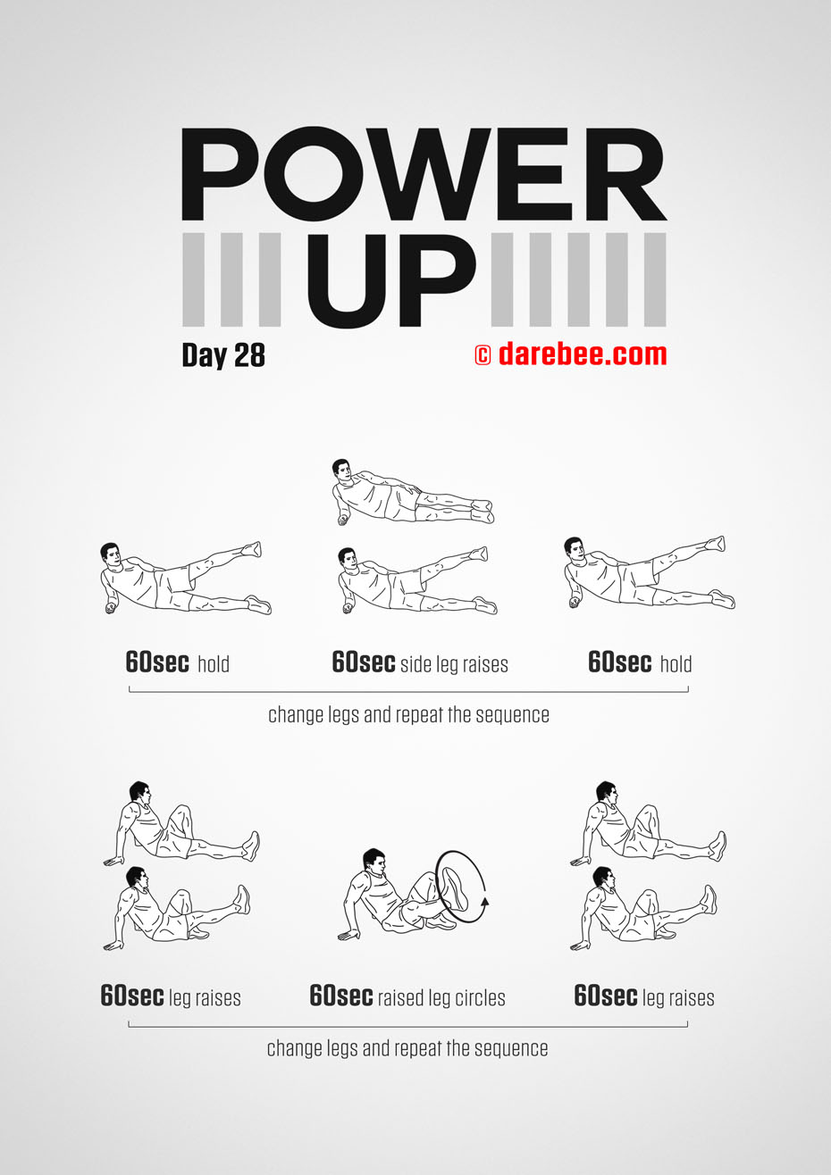 Power-Up - 30 Day Tendon Strength Low Impact Bodyweight Program by DAREBEE