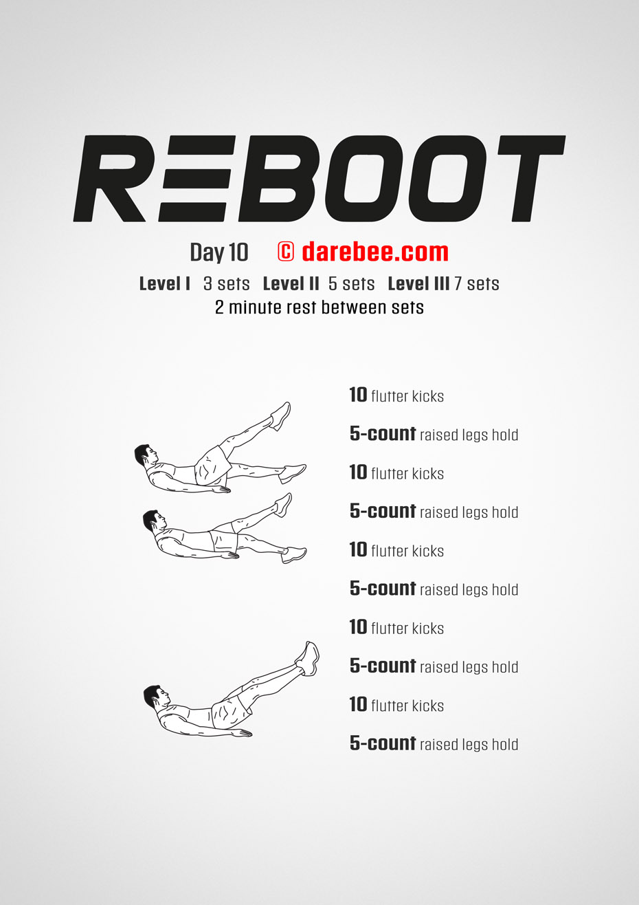 Reboot - No-Equipment Fitness Program by DAREBEE