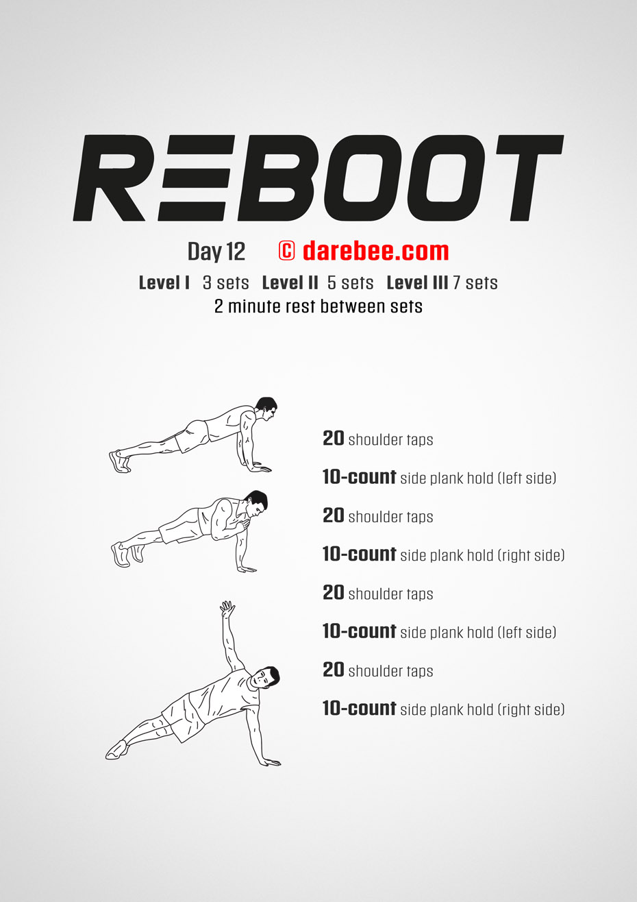 Reboot - No-Equipment Fitness Program by DAREBEE