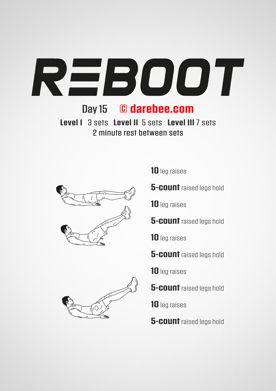 Reboot - No-Equipment Fitness Program by DAREBEE