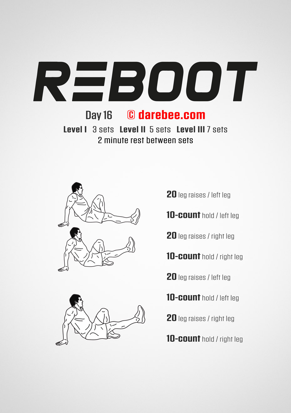 Reboot - No-Equipment Fitness Program by DAREBEE