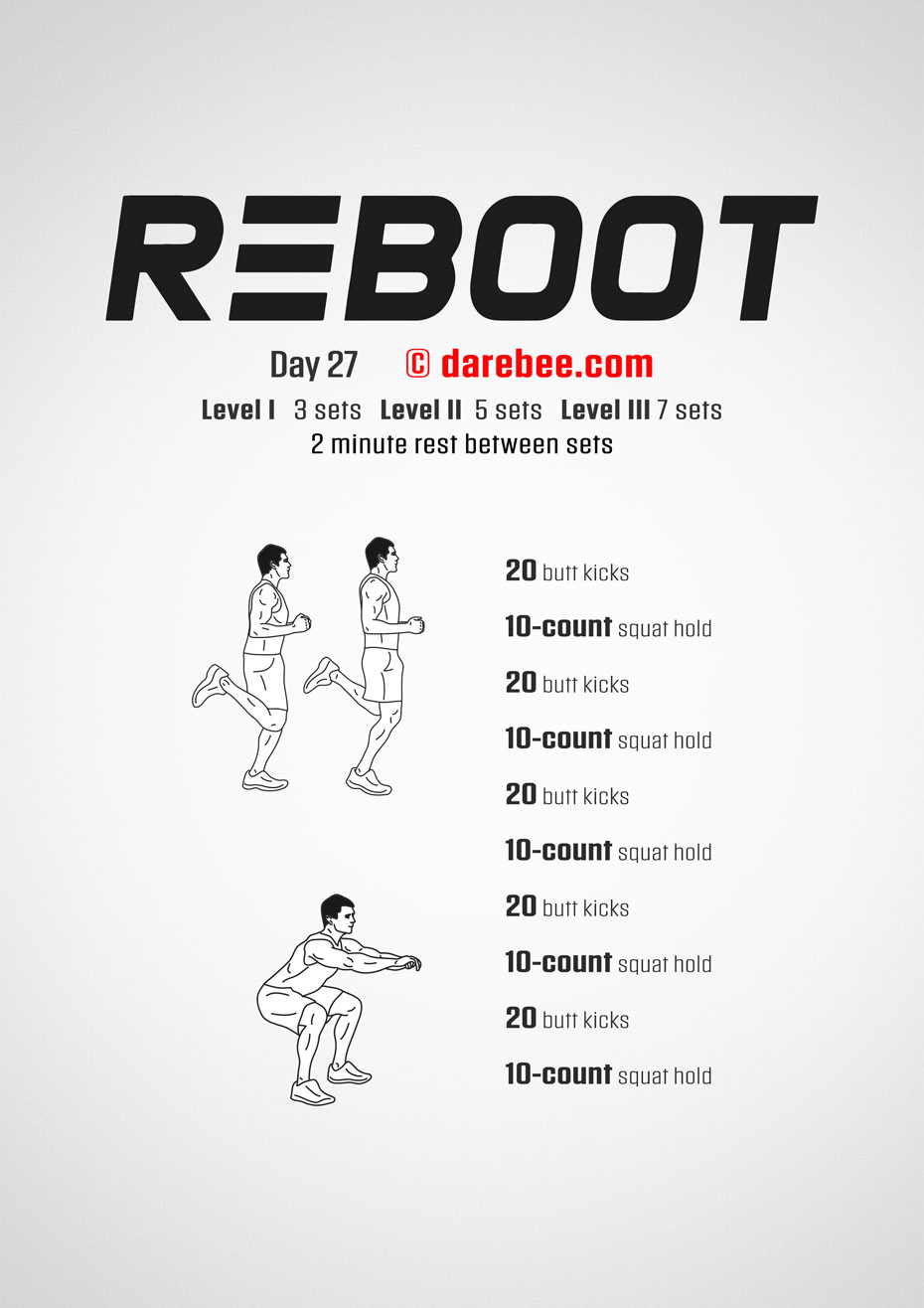 Reboot - No-Equipment Fitness Program by DAREBEE