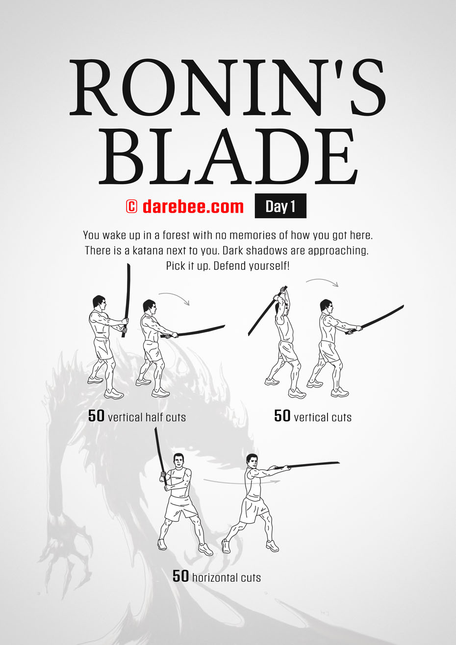 Ronins Blade 30 Day RPG Fitness Program by DAREBEE