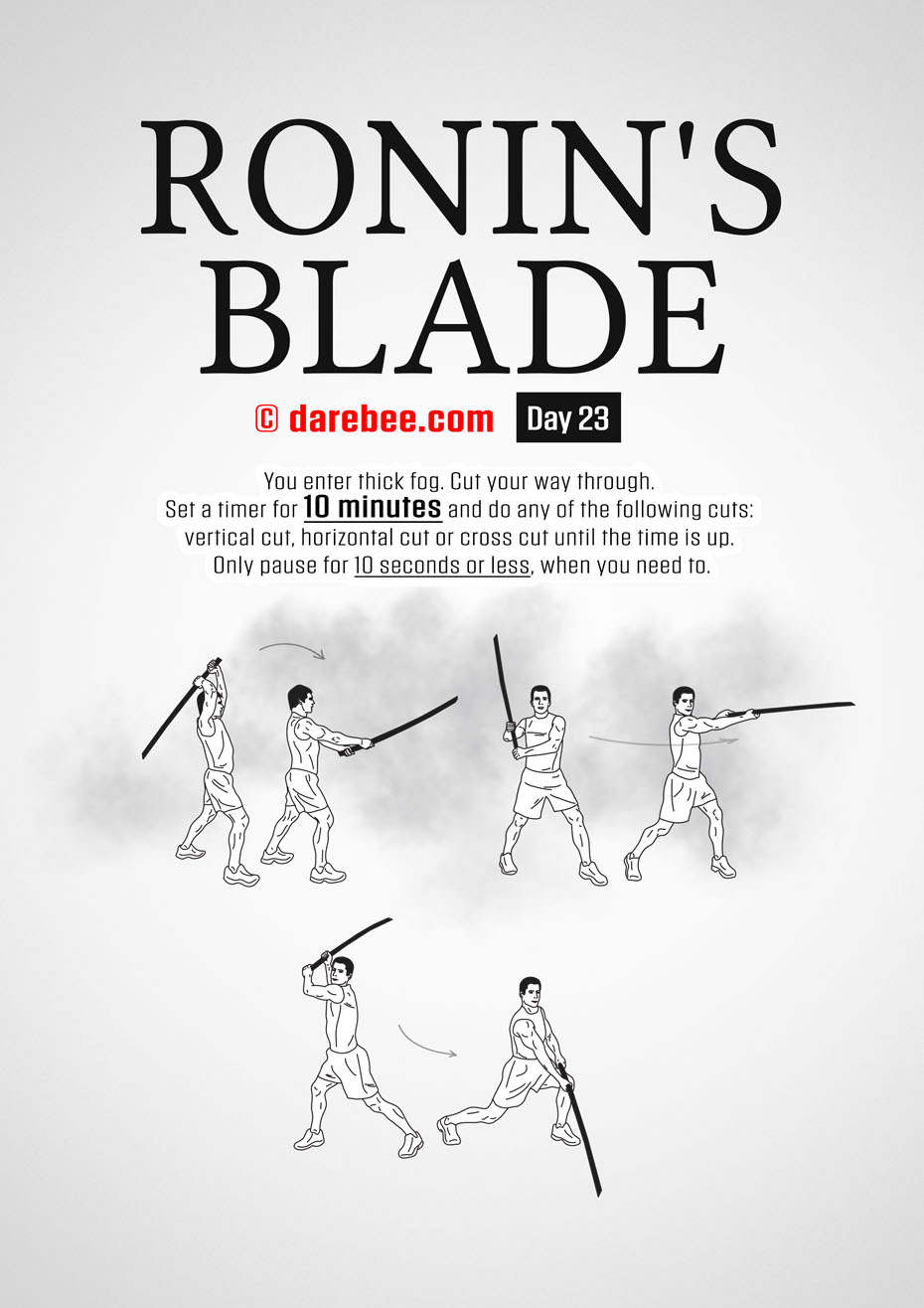 Ronins Blade 30 Day RPG Fitness Program by DAREBEE