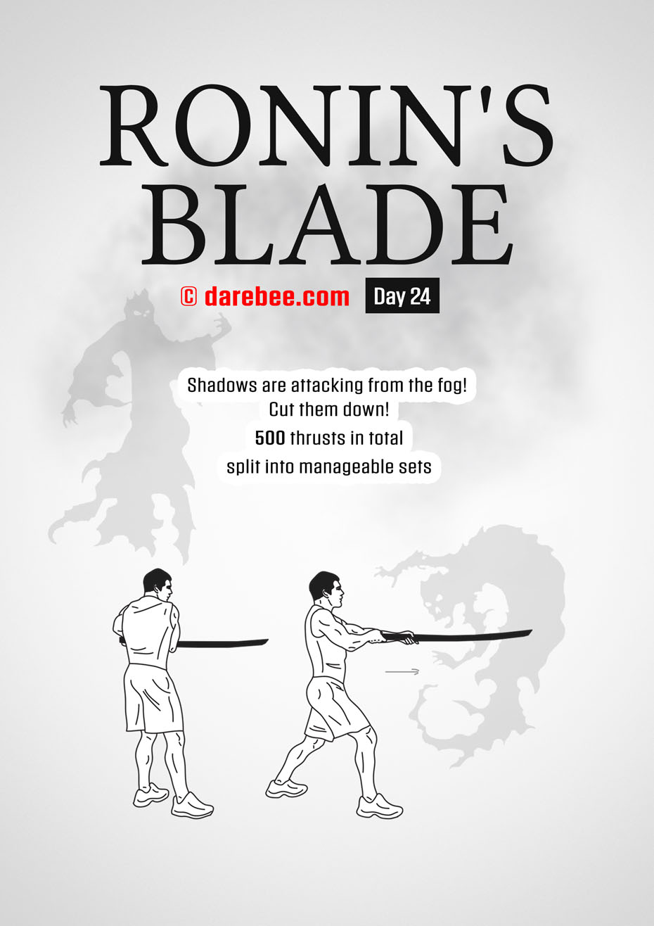 Ronins Blade 30 Day RPG Fitness Program by DAREBEE