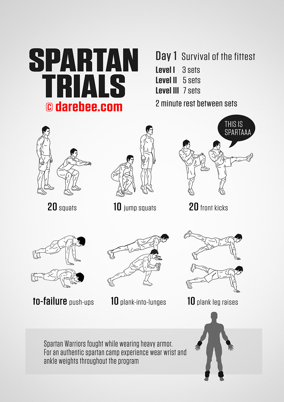 Spartan Trials: 30-Day Fitness Program