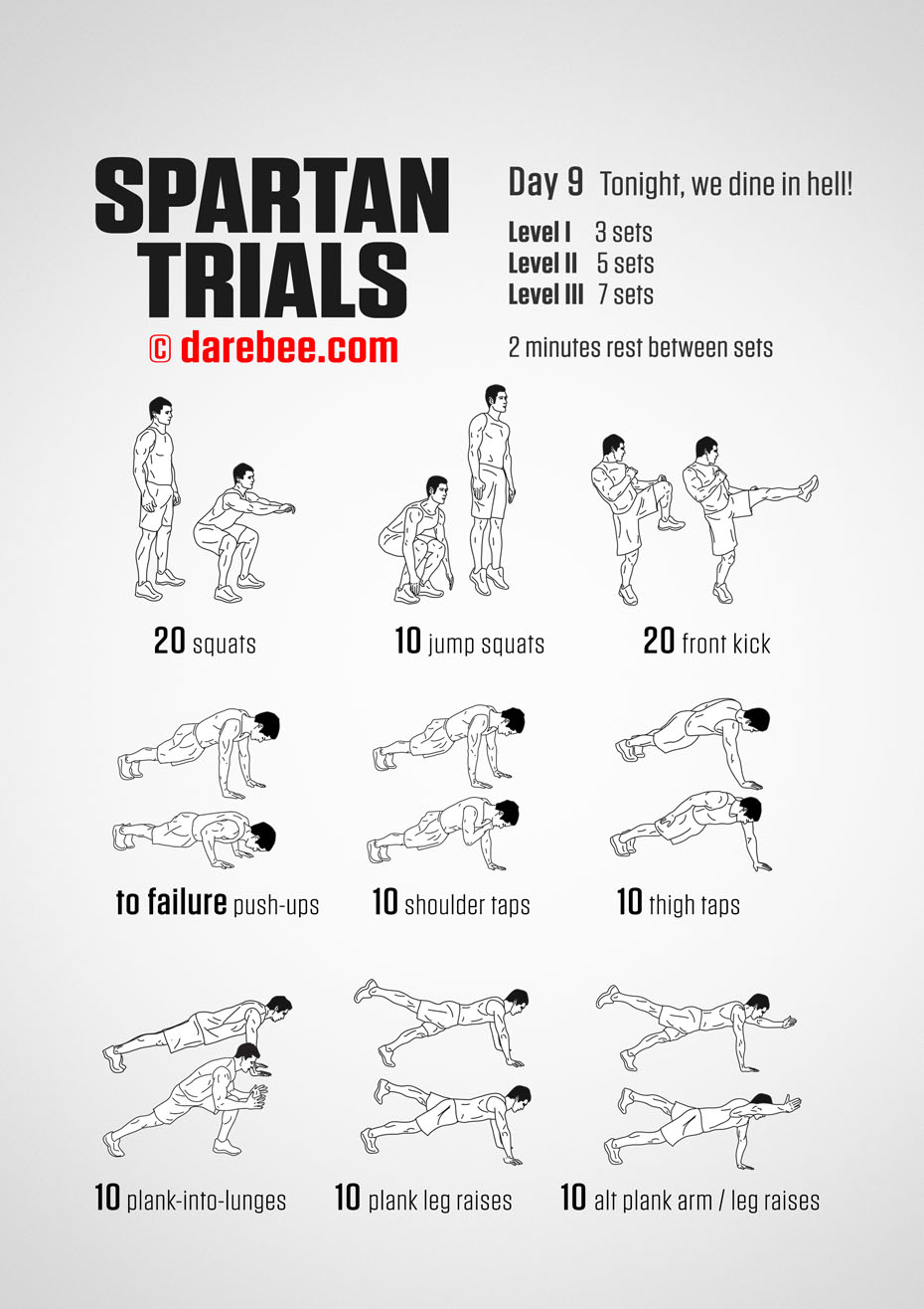 Spartan Trials: 30-Day Fitness Program