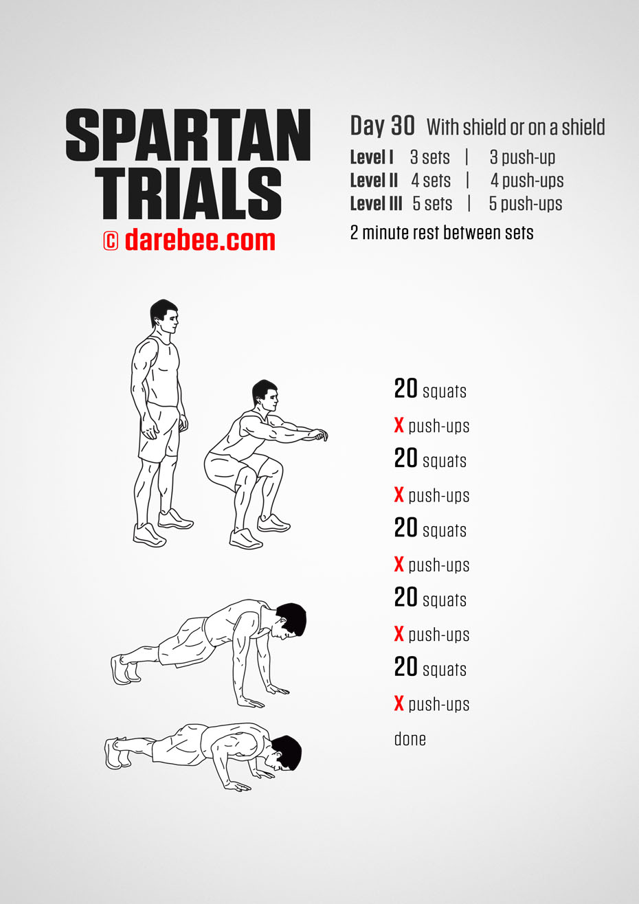 Spartan Trials: 30-Day Fitness Program