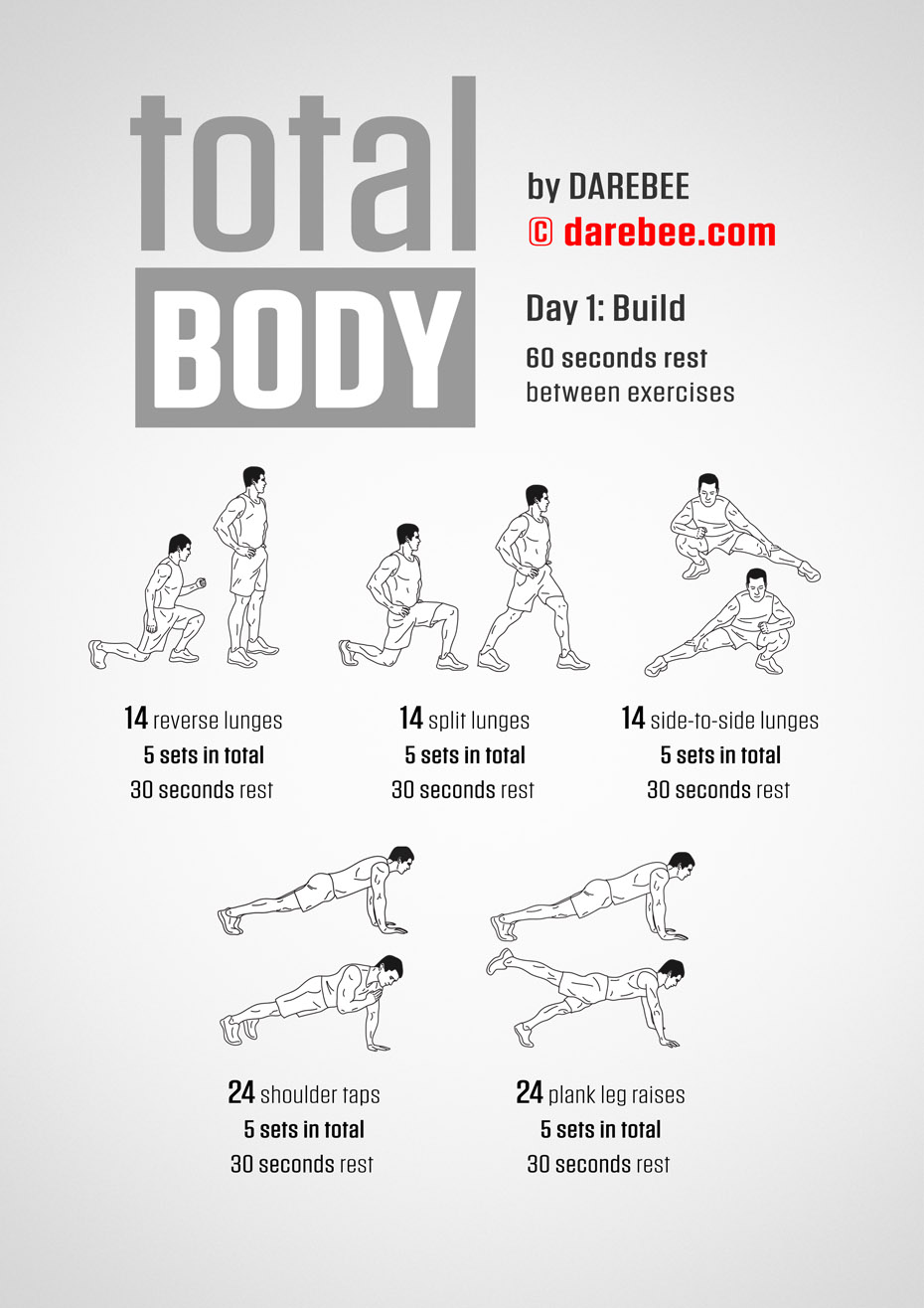 Total Body 30 Day Program by DAREBEE