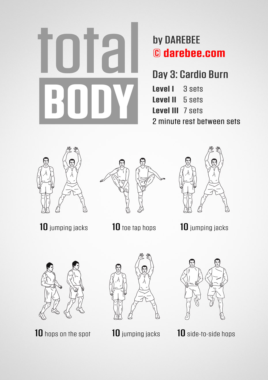 Total Body 30 Day Program by DAREBEE