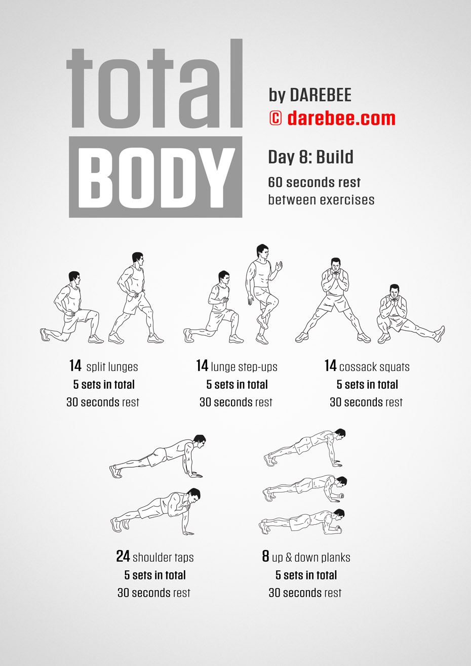 Total Body 30 Day Program by DAREBEE