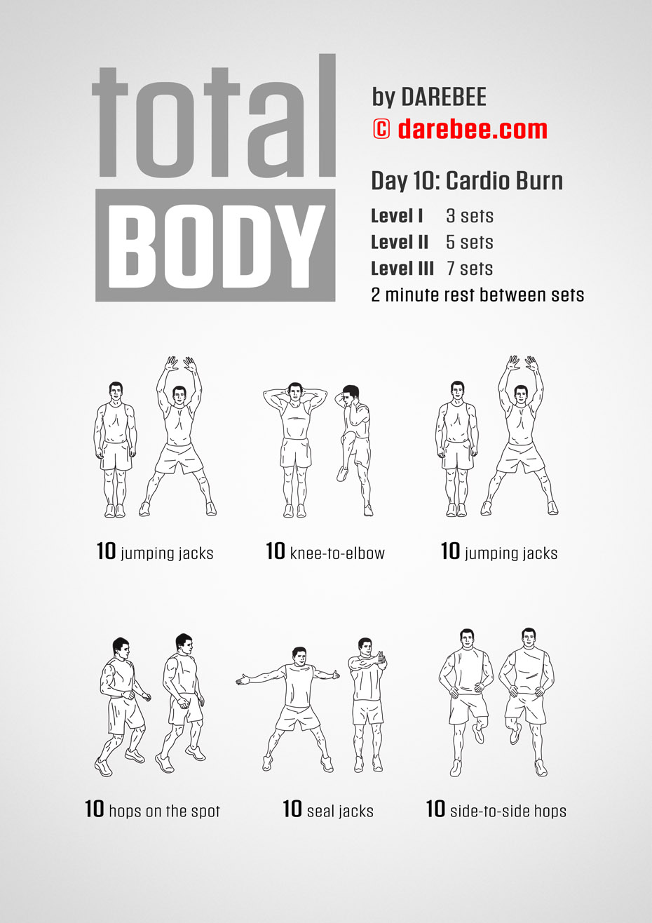 Total Body 30 Day Program by DAREBEE