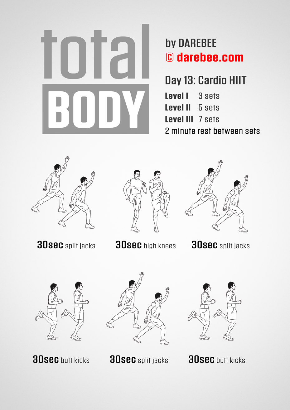 Total Body 30 Day Program by DAREBEE