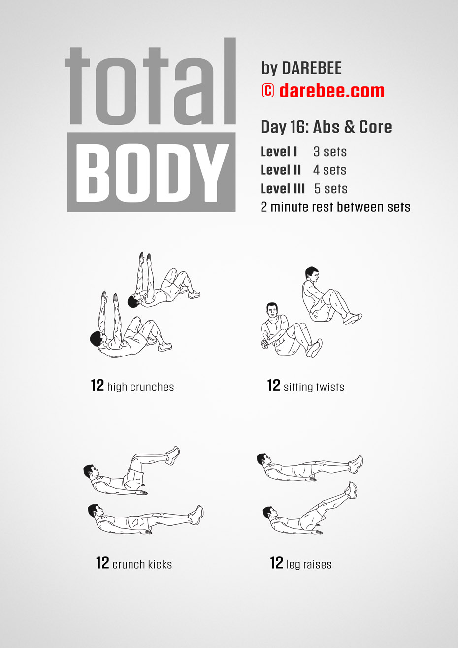 Total Body 30 Day Program by DAREBEE