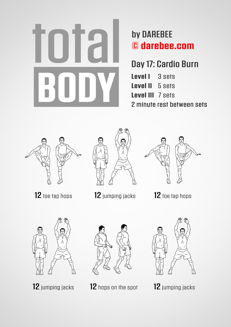 Total Body 30 Day Program by DAREBEE