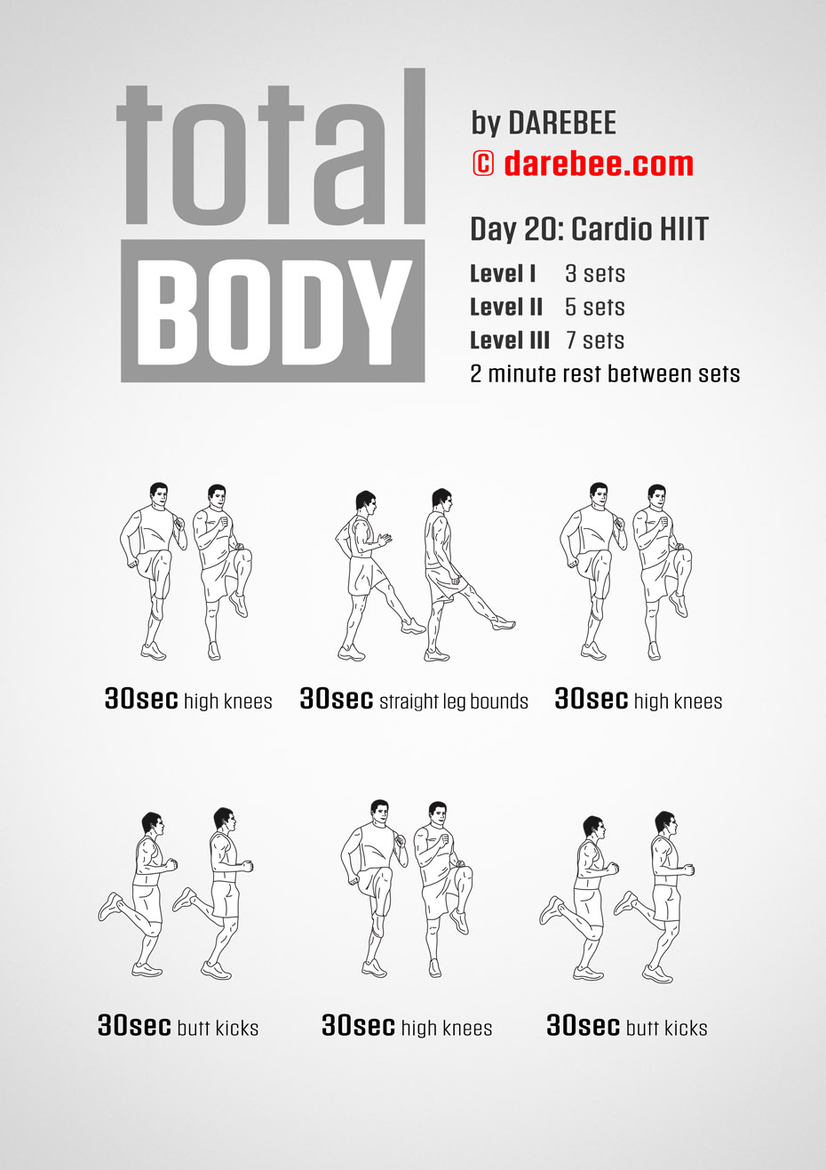 Total Body 30 Day Program by DAREBEE