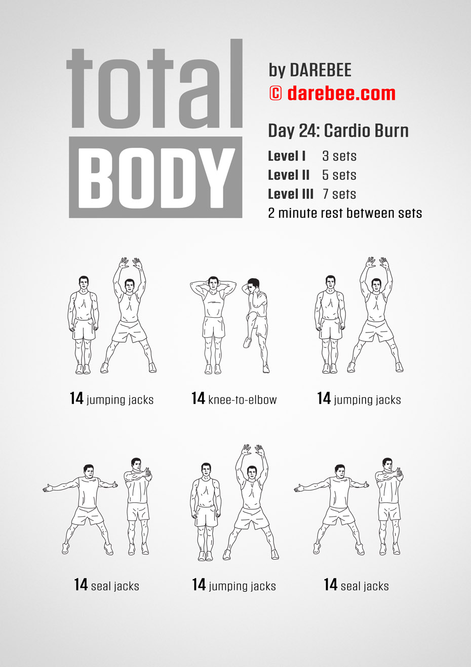 Total Body 30 Day Program by DAREBEE