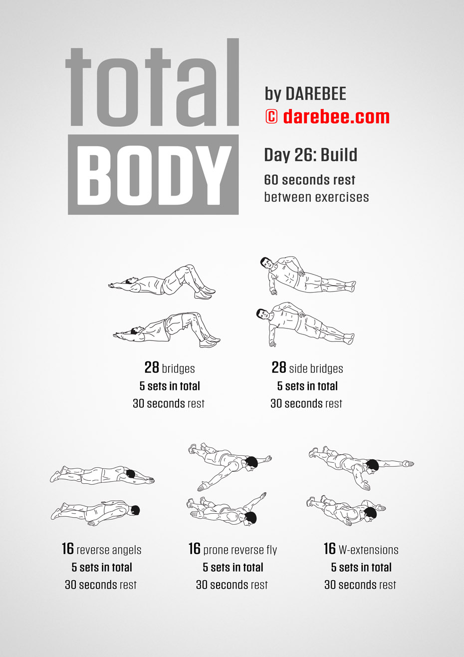 Total Body 30 Day Program by DAREBEE